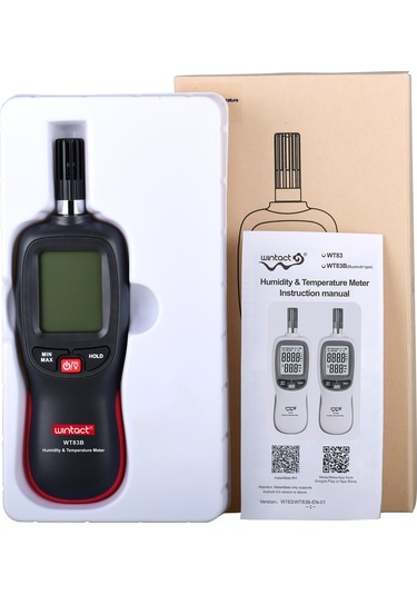 Sones Wintact Wt83b Bluetooth Dijital Nem Ve Sıcaklık Ölçer