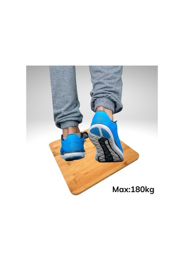 Techfit Bambu Banyo Baskülü Yüksek Hassasiyetli Darbelere Dijital