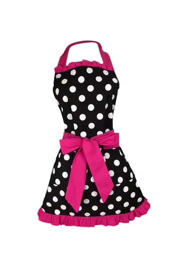 Dinosaurs Cep Bib Yemek Şefi İle Şık Kadın Önlük Şef Bowknot Mutfak Restoranı Gül Kırmızı Altın