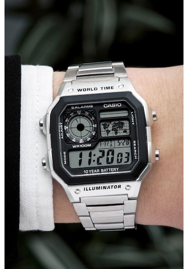 Casio Ae-1200whd-1avdf Dijital Erkek Kol Saati Siyah