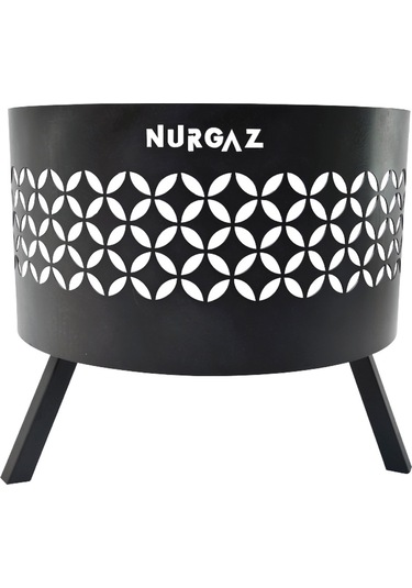 Nurgaz Orman & Bahçe Şöminesi Yıldız Desenli NG OSY