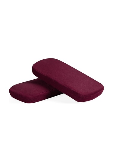 Shineyee Koltuk Bilek Yastığı, Hafıza Köpüğü, Yumuşak Desteği, Ergonomik Tasarım, Yıkama Kolay Gizli Fermuar, Ofis/ev Kullanıma Uygun, Bordo, Tekli Paket
