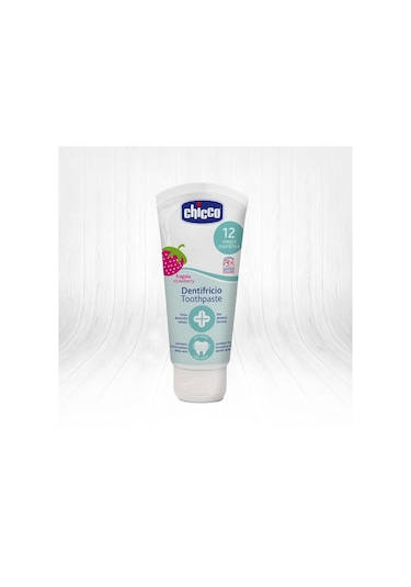 Chicco 12+ Ay Çilek Aromalı Çocuk Diş Macunu 50 ML