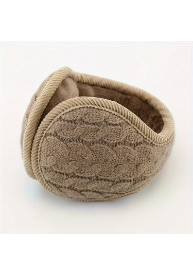 Primepickings Siyah Kadın Erkek Polar Kulaklık Kışlık Katlanır Kayak Bisiklet