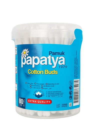 Papatya Kulak Temizleme Çubuğu Yuvarlak 80'li