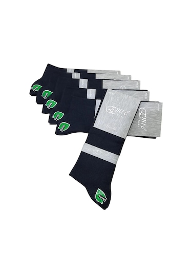 Emre Erkek Bambu Mevsimlik Soket Çorap 267 - 6 Adet Koyu Lacivert