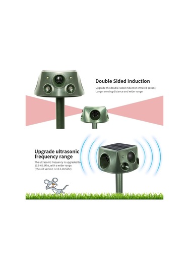 Cbtx SK031 Dört Taraflı Güneş Enerjili Ultrasonik Hayvan Kuş Kovucu