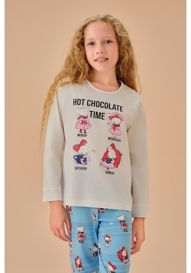 Suwen Lulusu Çocuk Pijama Takımı Shc25218660a956 Mavi