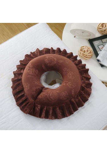 Suntek Boyun Yastığı U Şekilli Yıkanabilir Kahverengi Kahverengi