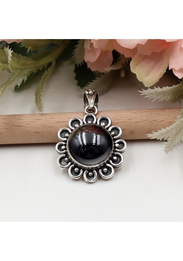 Hematit Taşlı Otantik Takım Rose Gold - Gümüş