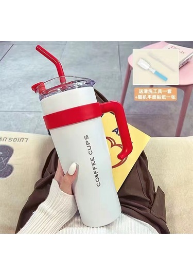 Jifan Dev Termos Bardağı 304 Paslanmazçelik Su Bardağısıyah Siyah