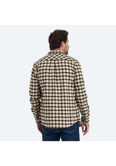 The Crow MANCHESTER Erkek  Haki Gömlek