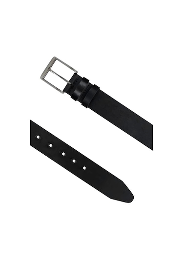 Orijinal Hakiki Deri Erkek Kumaş Kanvas Kot Pantolon Için Uygun Tek Parça Deri 1.sınıf Siyah Siyah