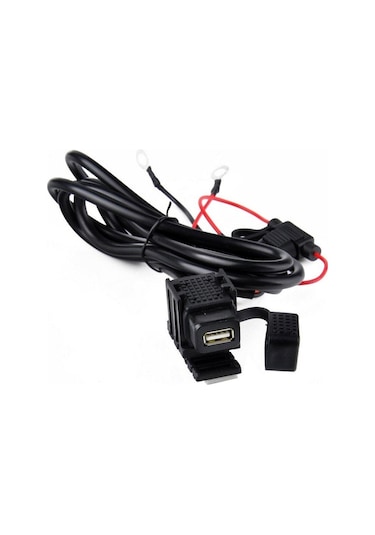 Knmaster Motosiklet Su Geçirmez Tek Usb'Li Şarj Soketi
