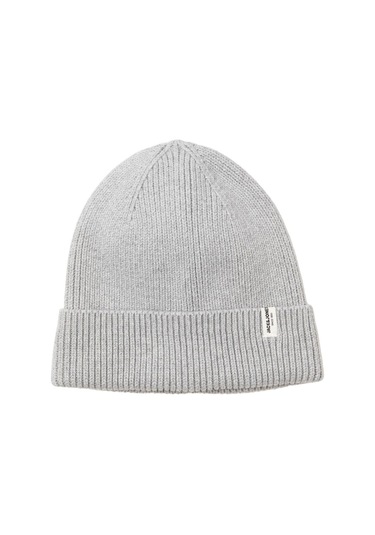 Jack & Jones Jacbrink Beanie Noos Erkek Bere-27683 - Gri