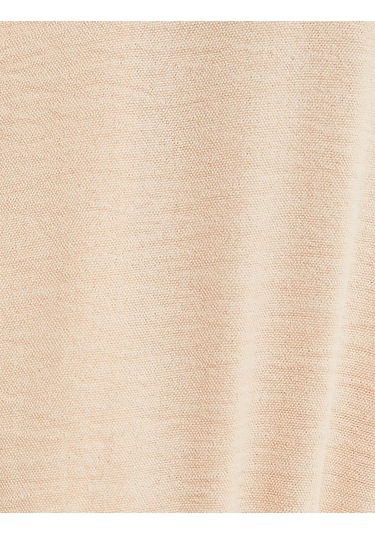 Koton Midi Gömlek Elbise Beli Kuşaklı Düğmeli Cepli Apoletli Bej 4sak80001pw Ekru