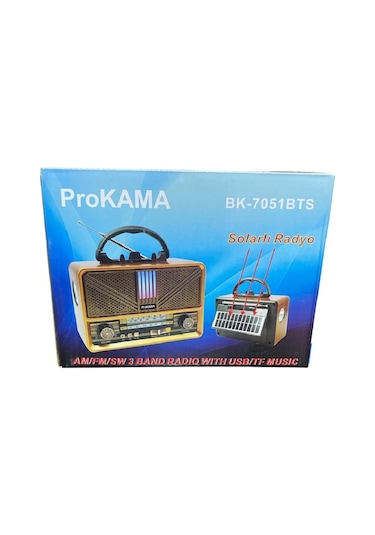 18 Cm 3 Bant Nostajik Usb Bluetooth Radyo 0513