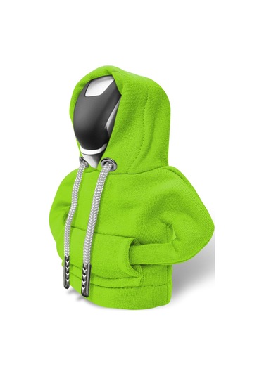 Geeksen Araba Vites Kolu Koruyucu Kılıfı - Hırka Desenli İç Dekor Aksesuarı Yeşil Renk