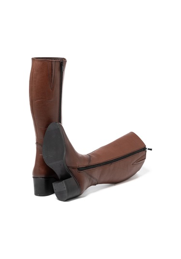 Çizme Kadın Sr-92900-1 John May Taba Taba