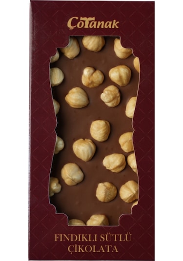 Çotanak Fındıklı Sütlü Tablet Çikolata 100 Gr-98