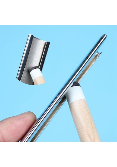 Soulader Profesyonel Bilardo Istaka Ucu Tamir Ve Bakım Seti - Bilardo Sopası Ucu Şekillendirme Aparatı - Bilardo Masası Ucu Onarım Aleti - Bilardo Ekipmanları Siyah