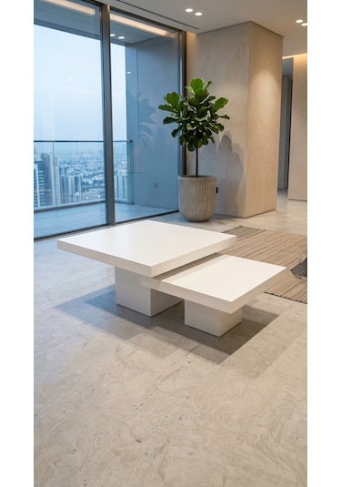 Most Marmoris %100 Mdf Orta Sehpa Set Evinize Teslim Aytaşı