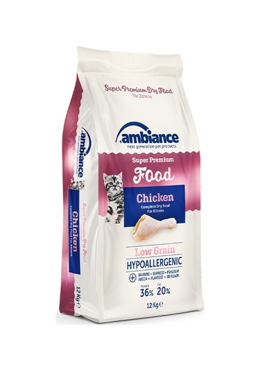 Ambiance Hypoallergenic Kitten Tavuk Etli Yavru Kedi Mama 12 KG