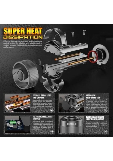 Xsonne Sirius H1 Led Xenon Far Ampul 12v 65w 8000k 8000lm