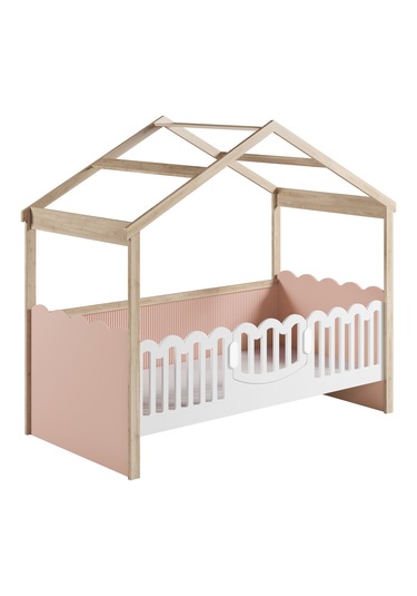 Meltem Kids Fiona Pembe Montessori Çocuk Odası Karyola 100x200 Cm