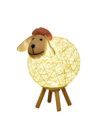 Teltree Pembe Koyun Şekilli Usb Şarjlı Gece Lambası - 3w, 3 Boyut, Renk Seçenekli Pembe