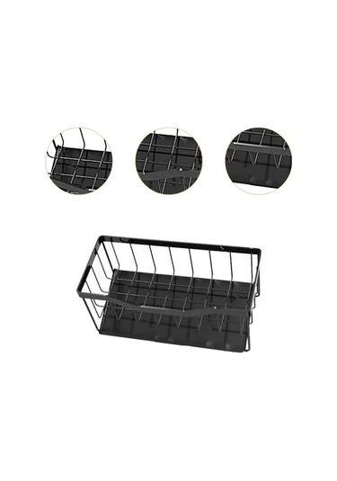 Novahub Suntek Lavabo Drenaj Sünger Banyo Paçavra, Pratik Organizatör Siyah