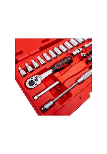 İzeltaş 14000005133 1/4'' Altı Köşe Mini Lokma Anahtar Ve Bits Set 45 Parça