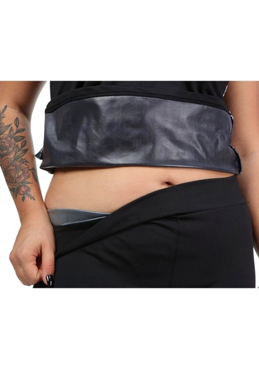 Pastimore Termal Sauna Takım Atlet Tayt Siyah