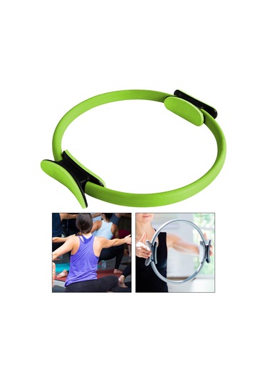 Suntek Pilates Ring Tonlama Uyluk Bacaklar Direnç Yoga Yeşil Yeşil