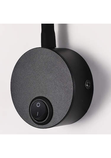 Cbtx Esnek Duvara Monte Led Gece Lambası Başucu Metal 1w Ev, Otel İçin Sıcak Işık Lambası - 3102 Krom