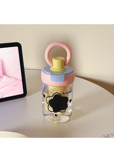 Yüksek Sıcaklığa Dayanıklı Çay Ve Su Ayırma Plastik Bardak Pembe