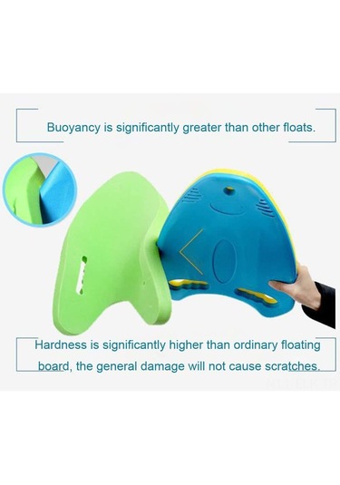 Xindoker Eva Köpük Yüzme Egzersiz Tahtası - Yüzme Antremanı İçin Dayanıklı Materyal Açık Yeşil