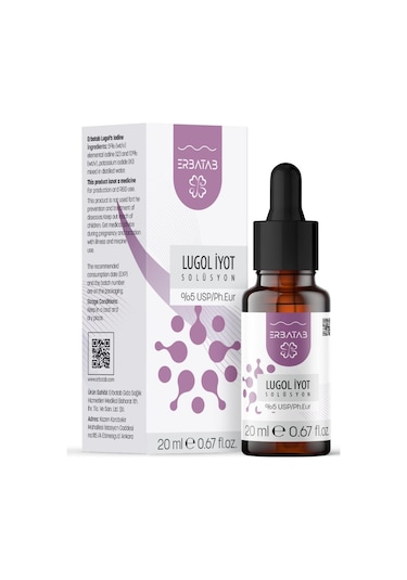 Erbatab Lugol İyot %5 20 ML