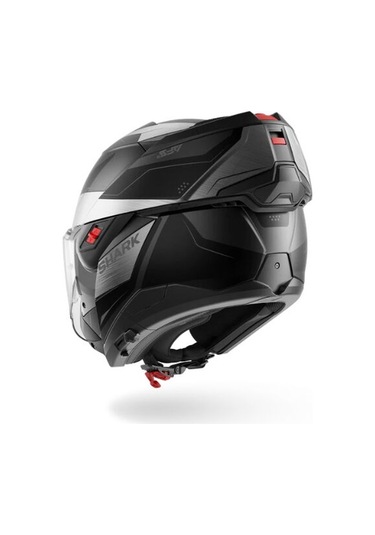 Shark Oxo Mekarıum Mat Çene Açılır Kask Siyah