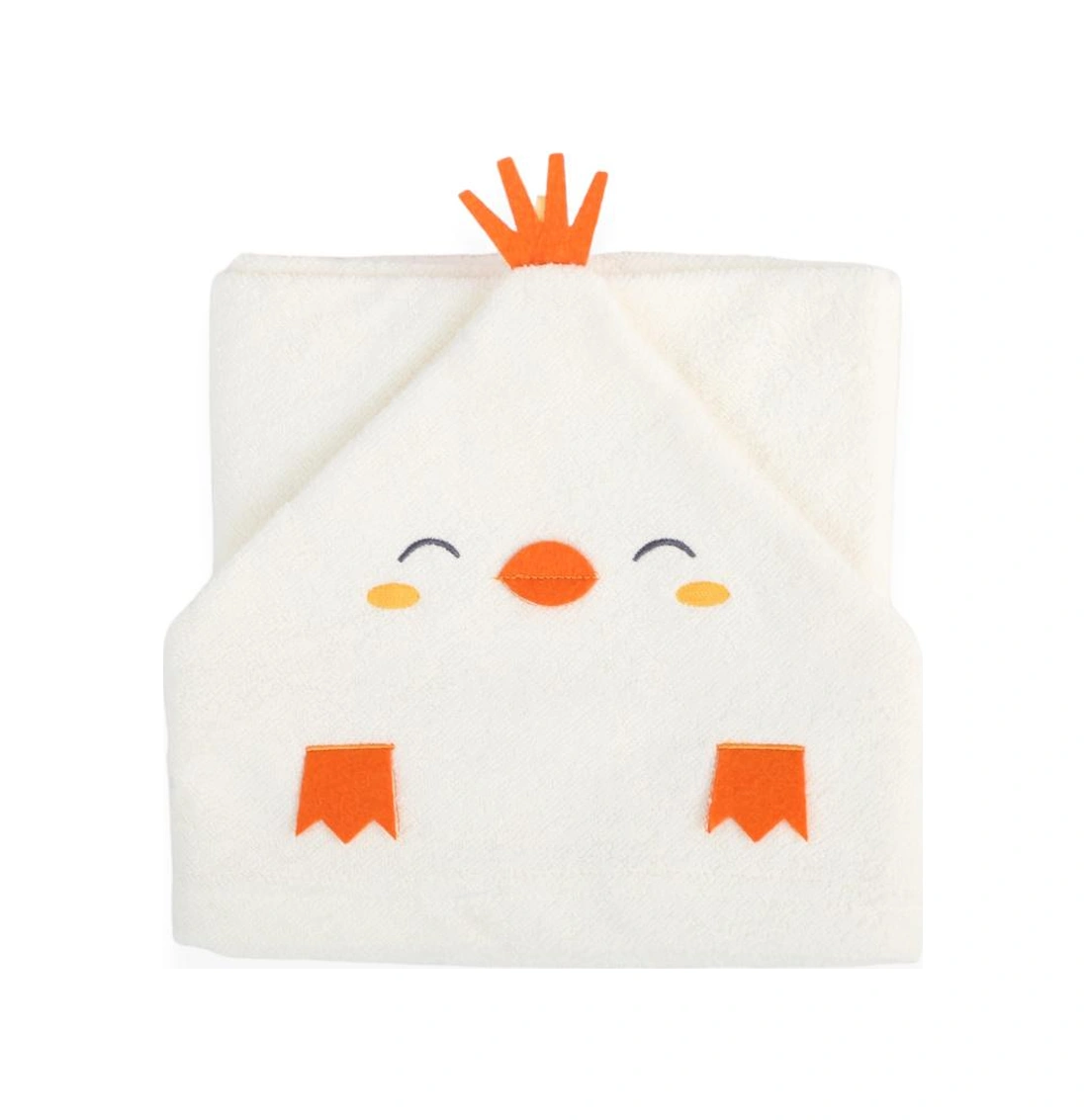 Bebitof Pamuk Civciv Desenli Bebek Bornoz Seti Bbtf.ekr.30038 0 - 3 Yaş