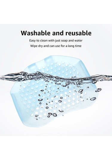 Moveevo Ön Ayak Halluks Valgus Düzeltici Mavi Nefes Alabilir Silikon 2 Çift