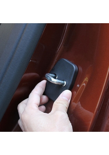 Sones 4 Adet Araba Kapı Kilidi Toka Dekore Edilmiş Pas Koruyucu Koruma Kapağı Toyota Rav4 Corolla Reiz Vıos Camry Highlander Yaris Prado Prius Taç