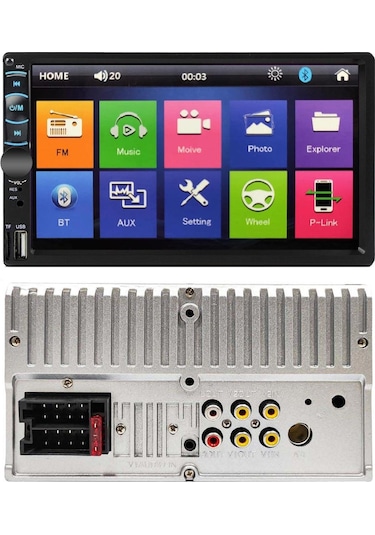 Kamosonic Ks-g753 Mirrorlink Bt/usb/sd/aux/fm Kameralı Double Teyp