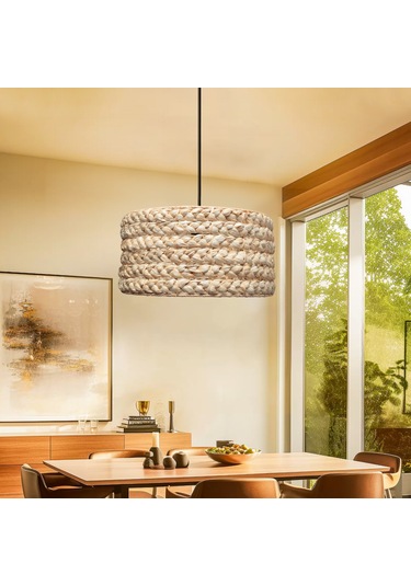 Homing Fiesta Natural El Yapımı Sarkıt Sl011 Bej