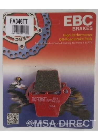 Honda Crf 150 R Arka Fren Balatası Ebc Fa346Tt Karbon Balata