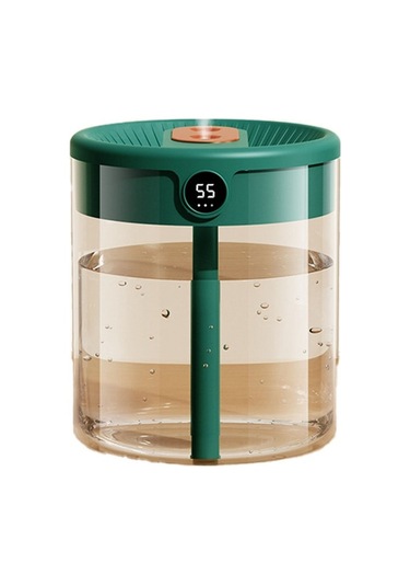 Agoodshop H2o Hava Nemlendirici Çift Nozul, Lcd Nem Göstergeli, Yeşil