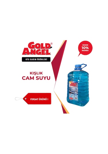 Gold Angel 5 Litre Antifirizli Kışlık Cam Suyu -30