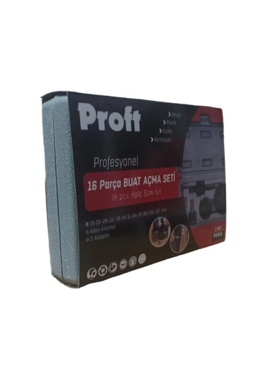 Proft Buat Panç Seti 16lı Mat Siyah
