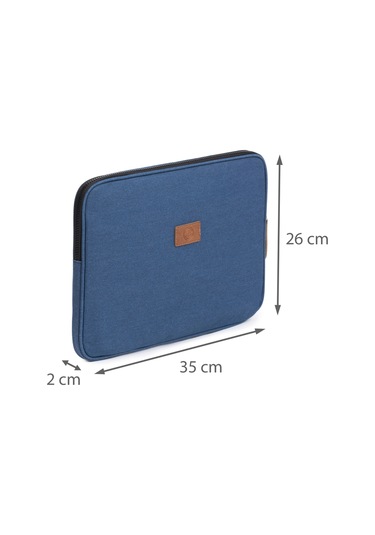 13 Ve 14 İnc Laptop Ve Apple Uyumlu MacBook Kılıf Kanvas Kumaş Kılıf