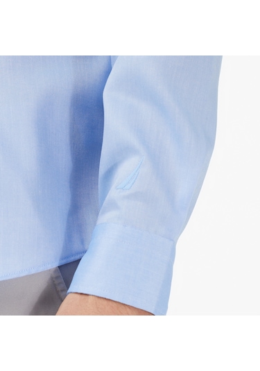Nautica Erkek Mavi Slim Fit Gömlek Düz W65475t Mavi